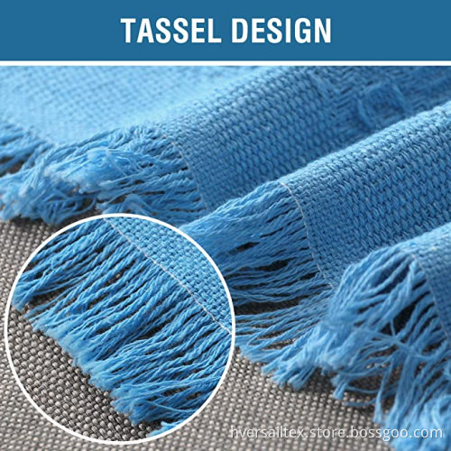 Geometrical Woven Jacquard Cotton Sofa Towel